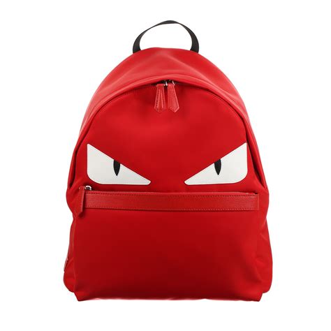 fendi backpack red fur|fendi backpack price.